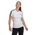 T-shirt bianca adidas LOUNGEWEAR Essentials Slim 3-Stripes, Abbigliamento Sport, SKU a712000081, Immagine 0